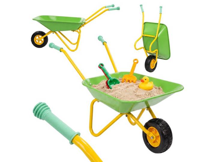 Relaxdays Schubkarre für Kinder
