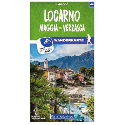Kümmerly+Frey Wanderkarte 44 Locarno 1:40.000, Sonstige von , Kümmerly+Frey, 978-3-259-02344-0