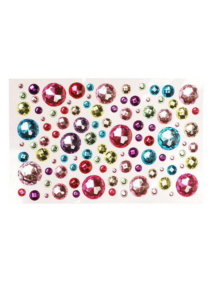 SUNNYSUE Glitzersteine zum Aufkleben in Bunt - onesize