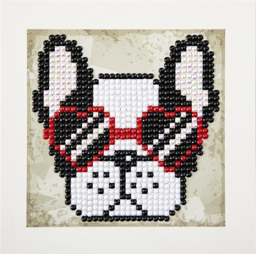 Diamond Dotz Diamond Painting Set met hond voor kinderen, meerkleurig, 838 stukjes