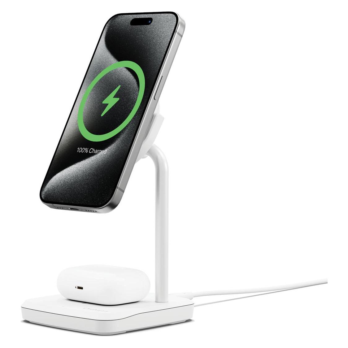 Cygnett ChargeBase Qi2 Wireless Magnetic Charger 2 (20 W) (CY5099BUNCP)