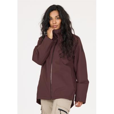 Softshelljacke WHISTLER "Cala", Damen, Gr. 48, bordeaux, 100% Polyester, unifarben, normal, ohne Ausschnitt, Jacken Softshelljacke, mit Bionic Finish DWR-Ausrüstung