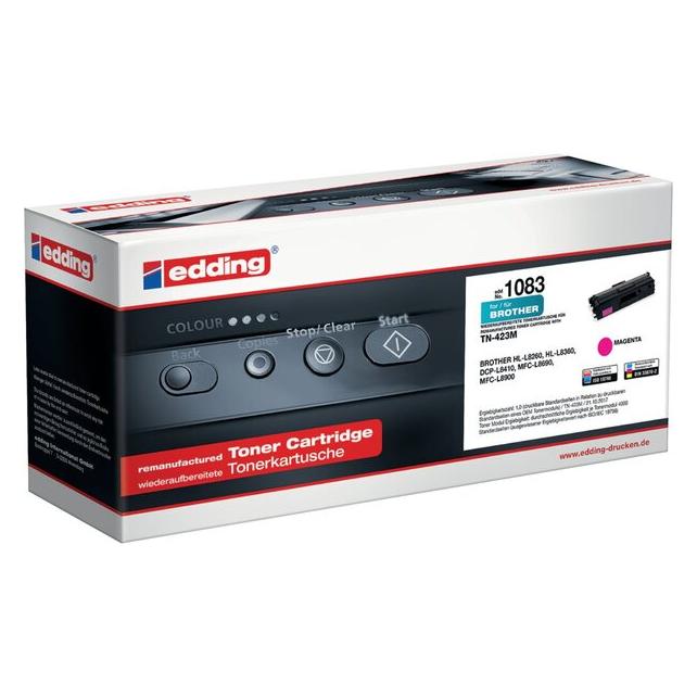 Edding EDD-1083 magenta Toner ersetzt brother TN-423M (M) (18-1083)
