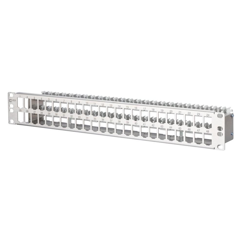 Metz Connect 130924-00-E 1.5U 48-Port Zubehör Netzwerk (130924-00-E-90)