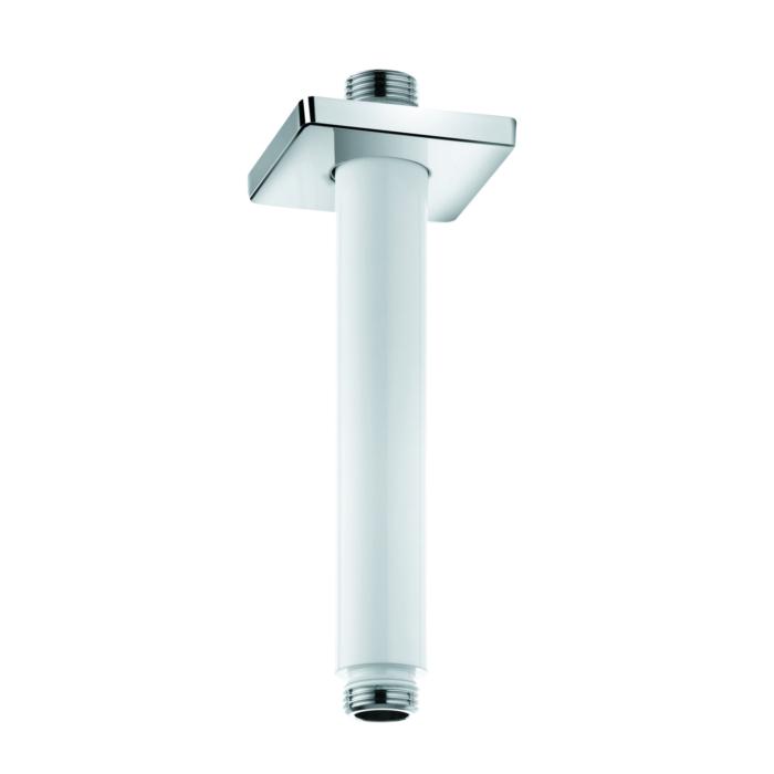 Kludi A-qa Deckenanschluss 6653591-00 weiß, Ausladung 150mm, Schubrosette 61x61mm