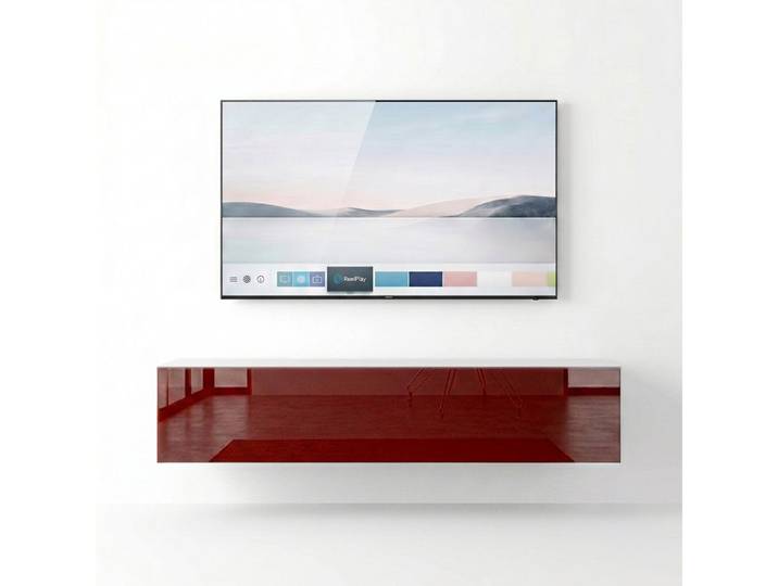 InnoFurn TV-Board Vela hängender Lowboard (1x hängender Tv-Schrank), Sanftes Öffnen, Made in Germany, Modernes Design, hängender Tv-Board