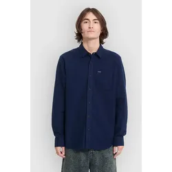 Volcom Caden Solid Hemd marine Gr. L