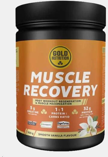GOLD NUTRITION MUSCLE RECOVERY BAUNILHA 900g
