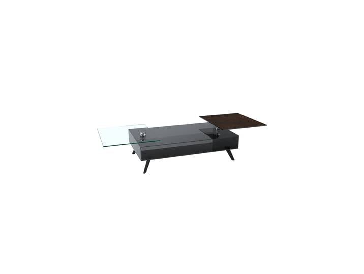 Ausziehbarer, flexibler Design Keramik Couchtisch „Memphis“ Akante Design