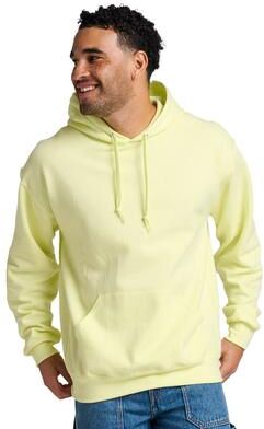 Jerzees IC49MR Ultimate CVC Hooded Sweatshirt in Celery Juice size 2XL   60/40 Cotton/Polyester