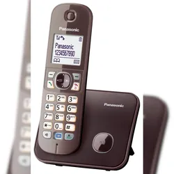 Panasonic KX-TG6811GA Telefon DECT-Telefon Anrufer-Identifikation Braun