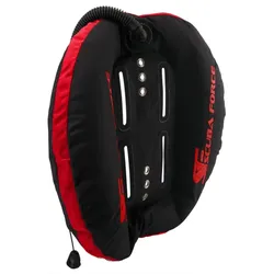 Scubaforce - Black Devil Wing 45 lbs black & red for Double Tank