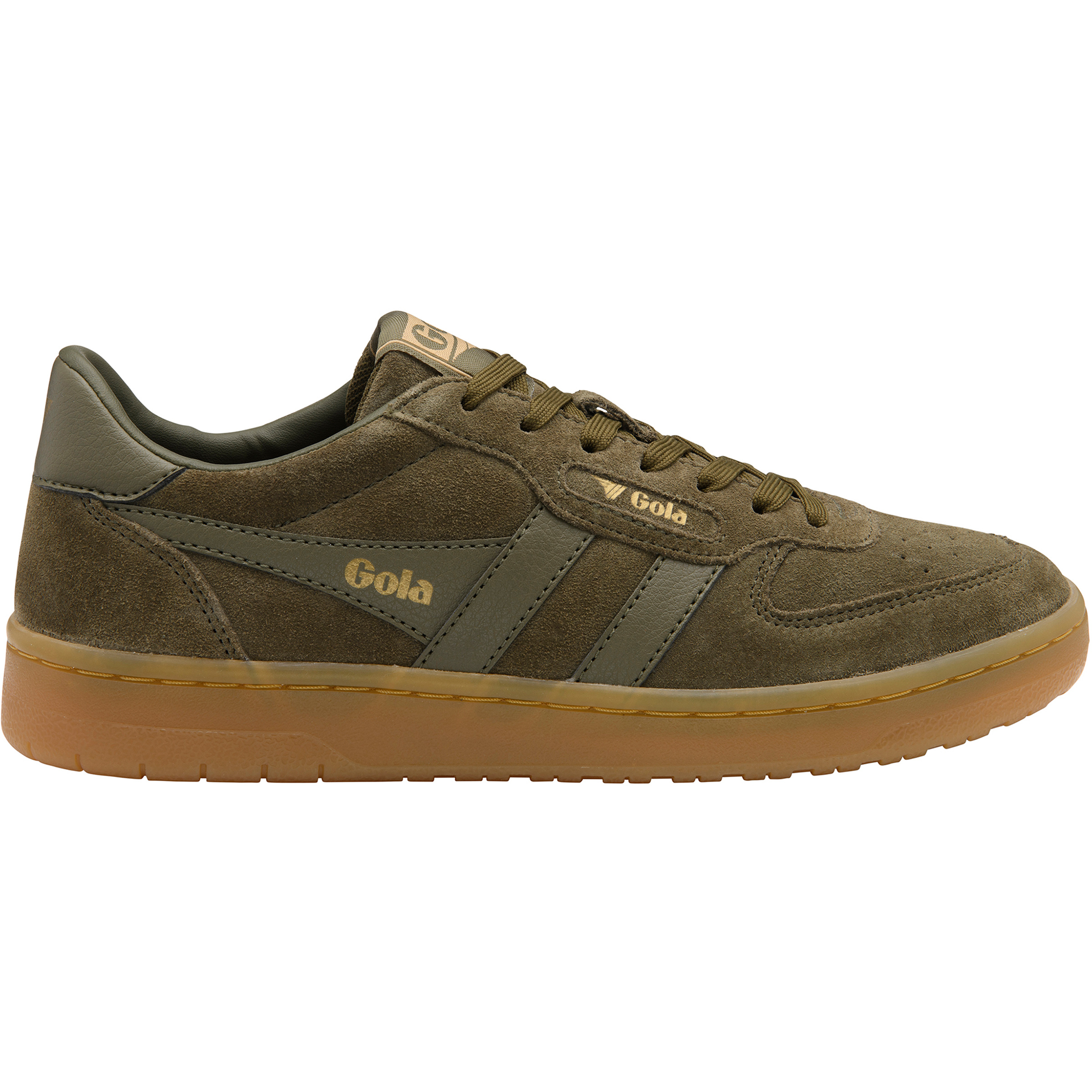 Gola Hawk Suede '86 Damen Freizeitschuhe oliv Größe 38 Lifestyle