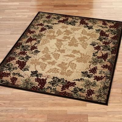 United "Beaujolais II Rectangle Rug Beige, 5'3"" x 7'2"", Beige"