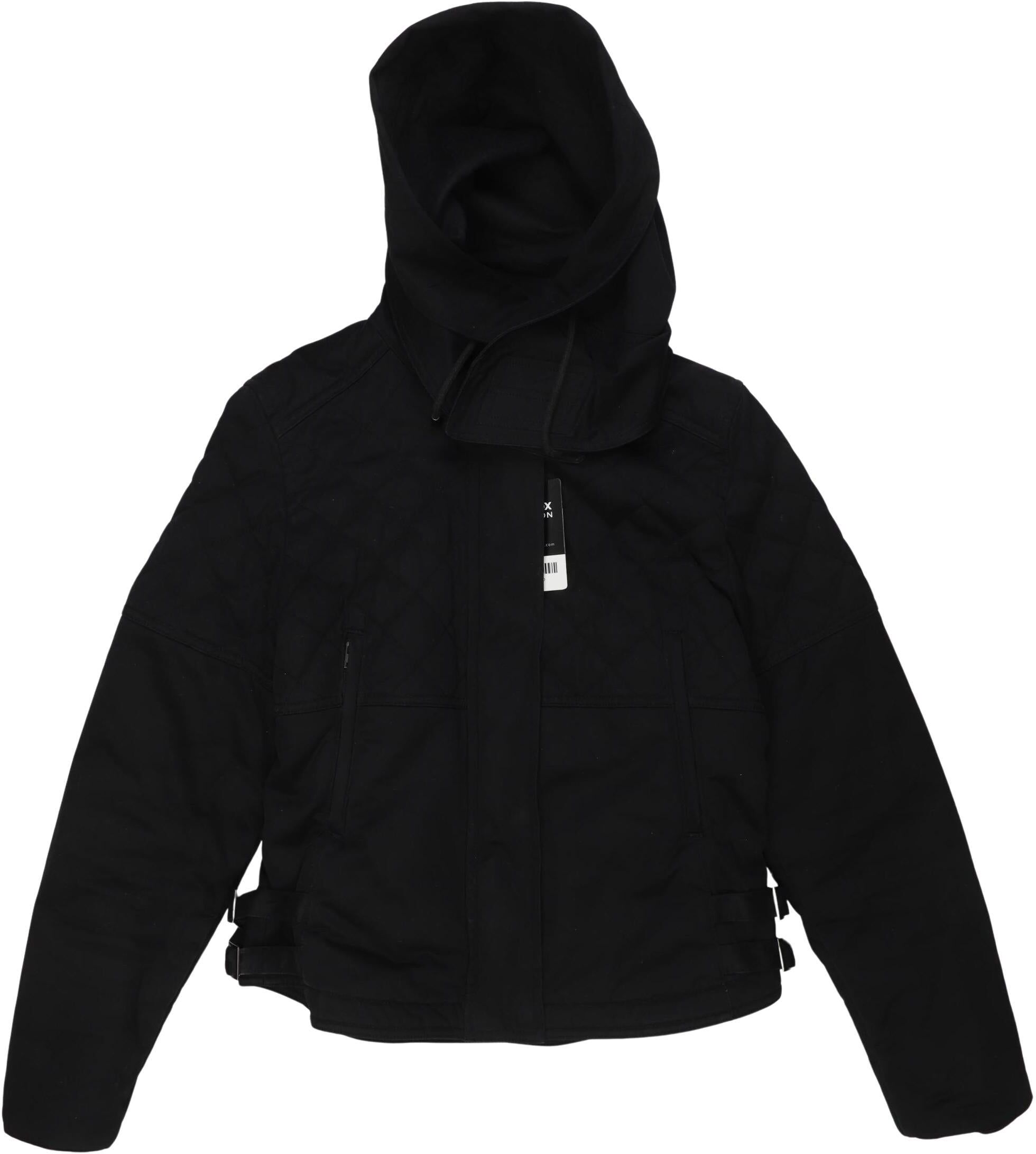 Comptoir des Cotonniers Mädchen Jacke oder Mantel, Schwarz, Gr. M, Synthetik / Baumwolle - Second Hand