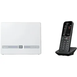 Gigaset N530 IP PRO + S700H PRO DECT-Telefon Anrufer-Identifikation Anthrazit