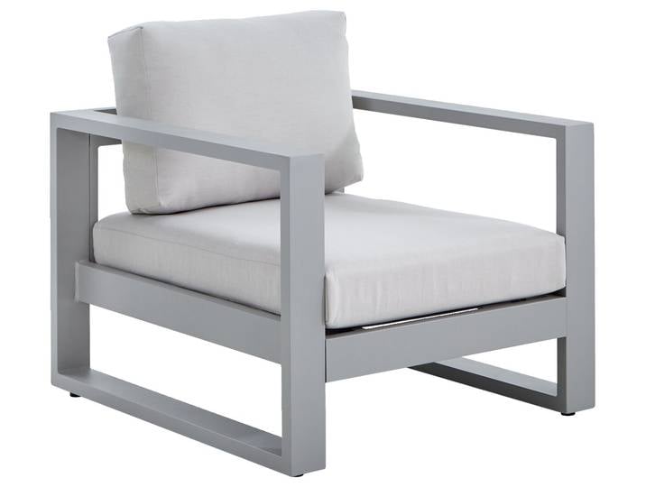 Amatio Lounge-Sessel WILLIS, grau, Aluminium