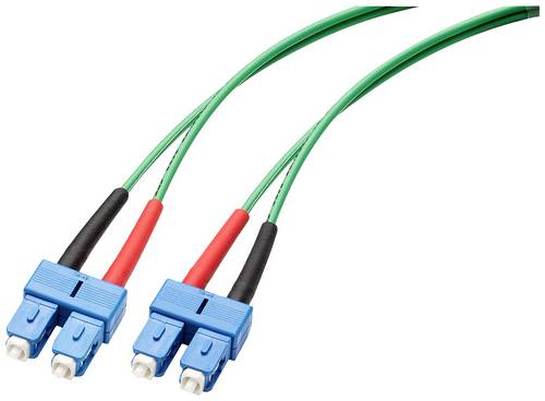 Siemens 6XV18435EH100CC0 Glasfaser LWL Anschlusskabel Grün 50/125 µ Multimode OM2