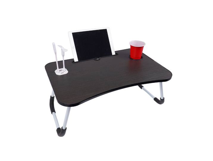 Klapptisch multifunktional mit USB schwarz