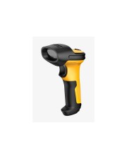 Inateck P6-AI Barcode-Scanner Handgerät Linear-Imager decodiert Bluetooth USB RF2,4 GHz (P6-AI_YELLOW)