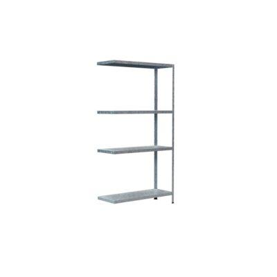 Steckregal im Baukastensystem, Anbauregal, 800 x 300 x 1500 mm, verzinkt