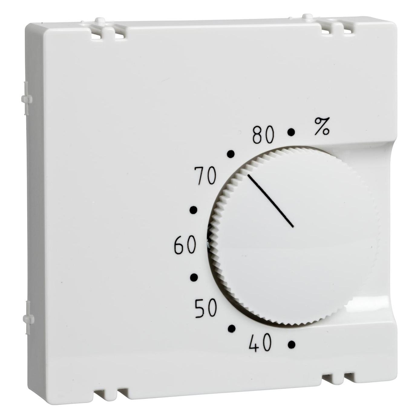 Schneider Electric Zentralplatte Hygrostat, Farbe: reinweiss 367164 (367164)