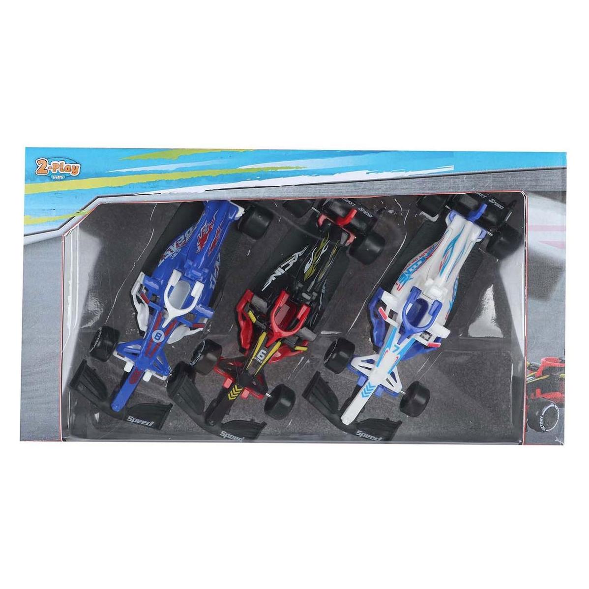 2-Play 2- Play Formel-Rennwagen 12,5 cm, 3 Stück. (59871773)
