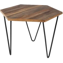 designline Beistelltisch Cor Teakholz Furnier
