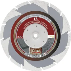 Diewe, Sägeblatt, Diamant Trennscheibe TS 230mm - Handtrennscheibe für Stein und Beton
