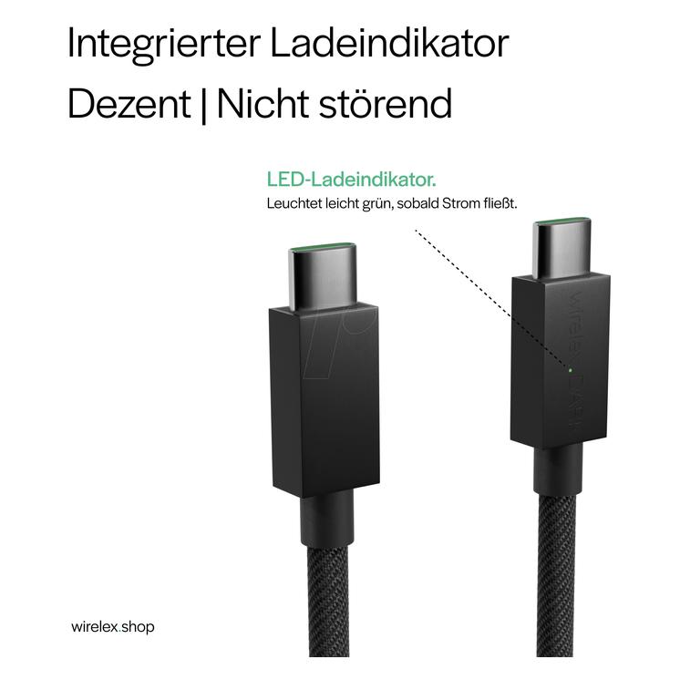 Frei Öl FREI Synchronisations- und Ladekabel, USB-C, 100 W, 1,0 m. (1 m, USB 3.2 Gen 1, 100 W) (WLD-CC-1-4250696666509)