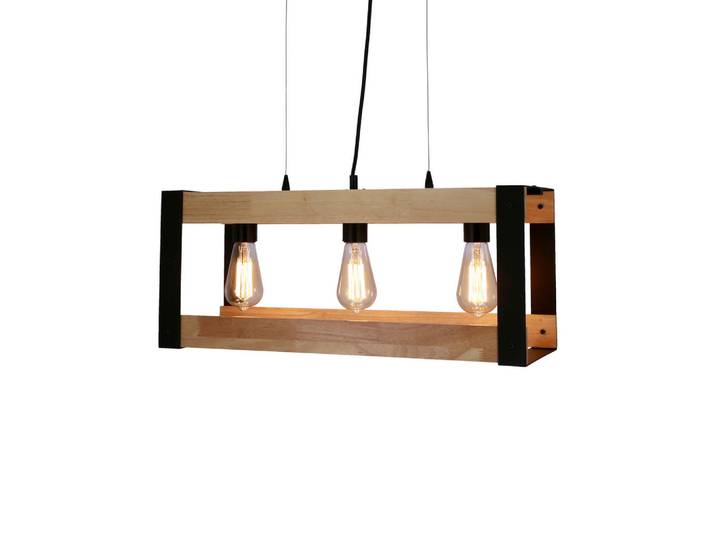 Pendelleuchte, Metall, 20x100x60 cm, Lampen & Leuchten, Innenbeleuchtung, Hängeleuchten, Pendelleuchten