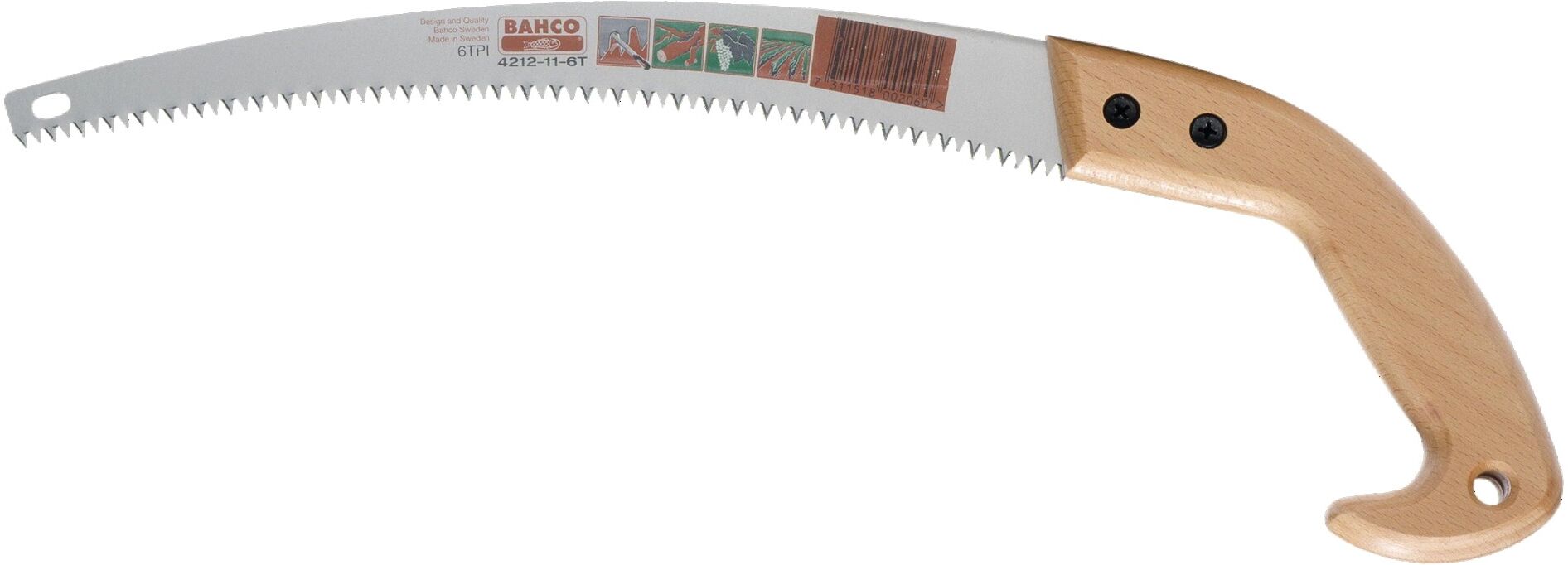 Scie arboricole 360 mm BAHCO 4211-14-6T