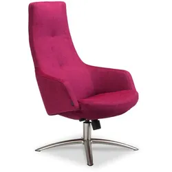Conform Sessel Joy matt verzinkt Stoff Rasberry
