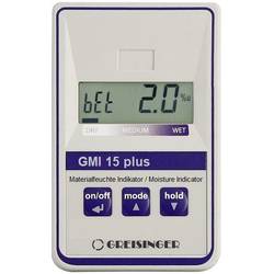 Greisinger GMI15-plus Materialfeuchtemessgerät Messbereich Baufeuchtigkeit (Bereich) 0.0 bis 8.0 % Messbereich Holzfeuchtigkeit (Bereich) 0.0 bis 100 % 483430