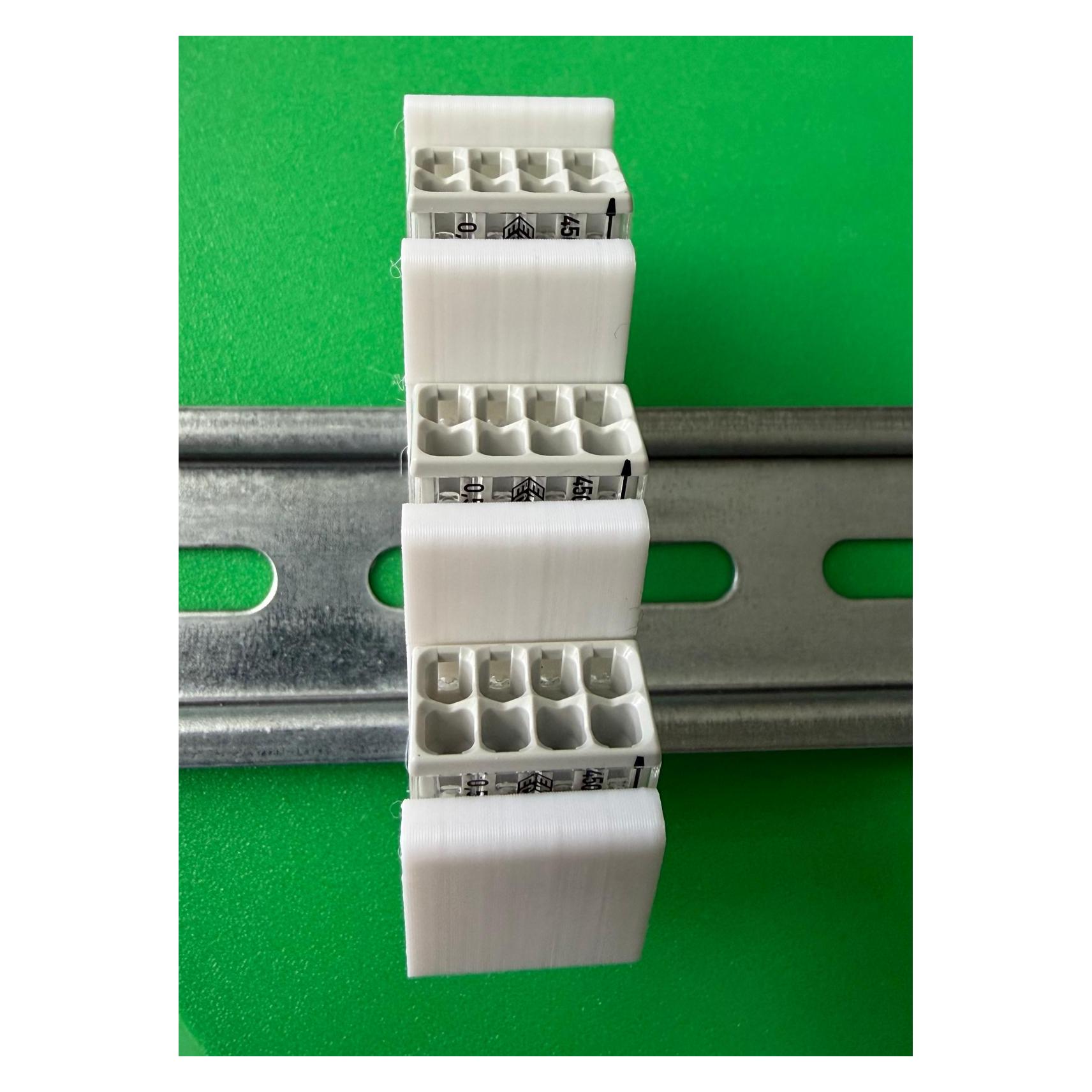 Soixx Hutschienenhalter XWD für WAGO 3x 2273-208 DIN Rail Hutschiene Halter Weiss (Diverse) (70245933)