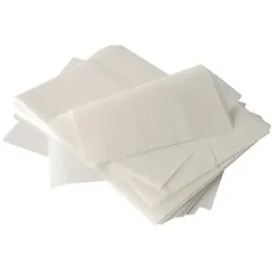 Papstar, Einweggeschirr, Blatt Sahneabdeckpapier pureweiss mit Palmwachsbeschichtung pure