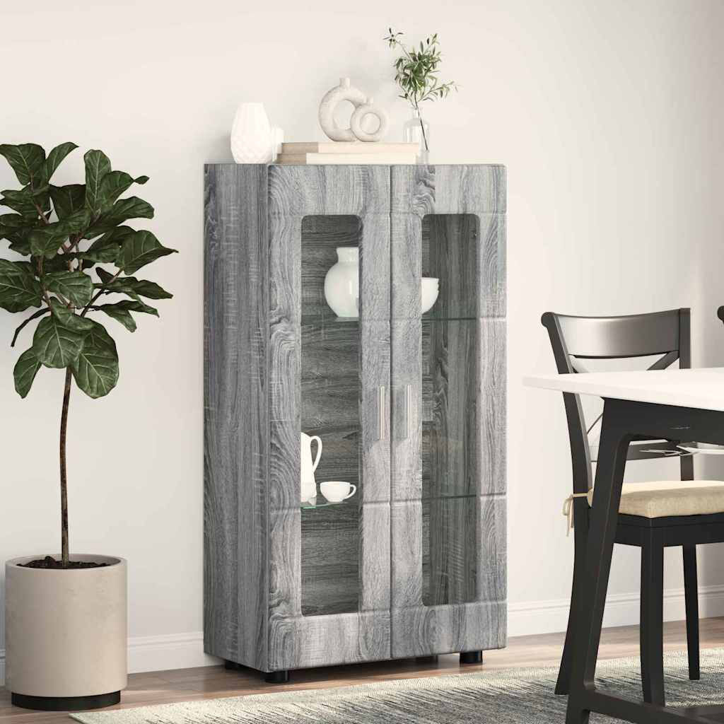 17 Stories Sideboard Accent Chest Grey Sonoma 100cm H X 55.5cm W X 29cm D