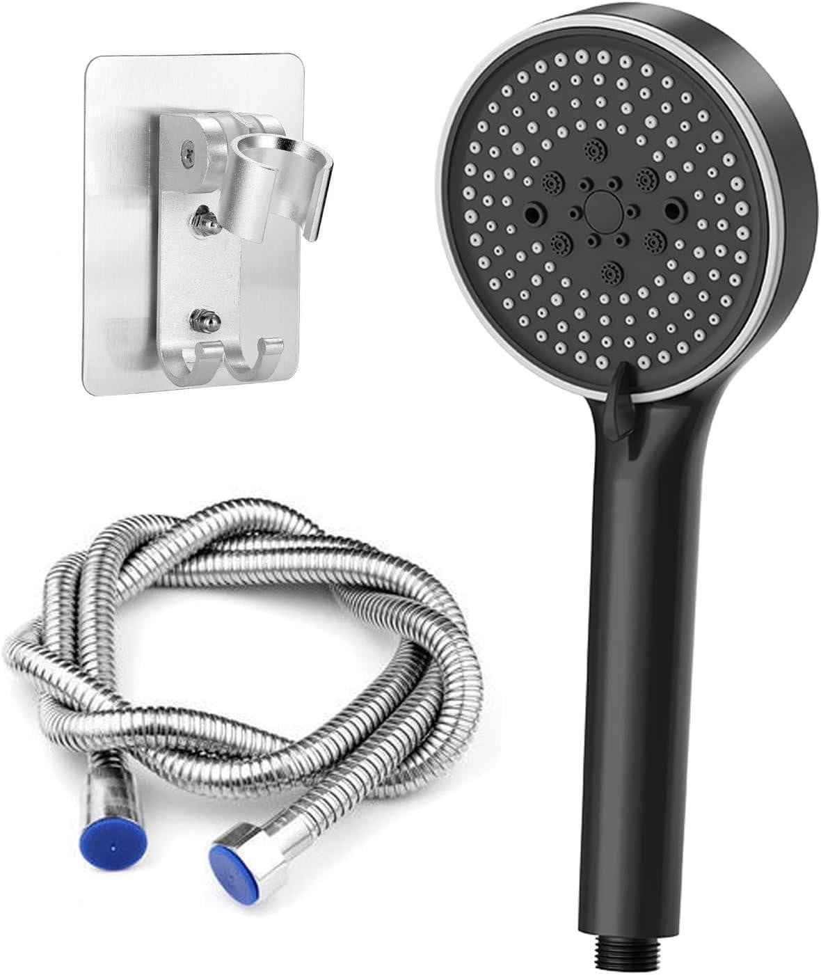 oCreon Waterbesparende hogedruk handdouche met slang en 5 straalsoorten
