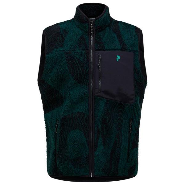 Peak Performance - Graphic Pile Vest - Fleecegilet Gr XXL schwarz