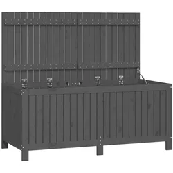 Helloshop26 - Gartenaufbewahrungsbox/Box 147 x 68 x 64 cm graues Kiefernholz