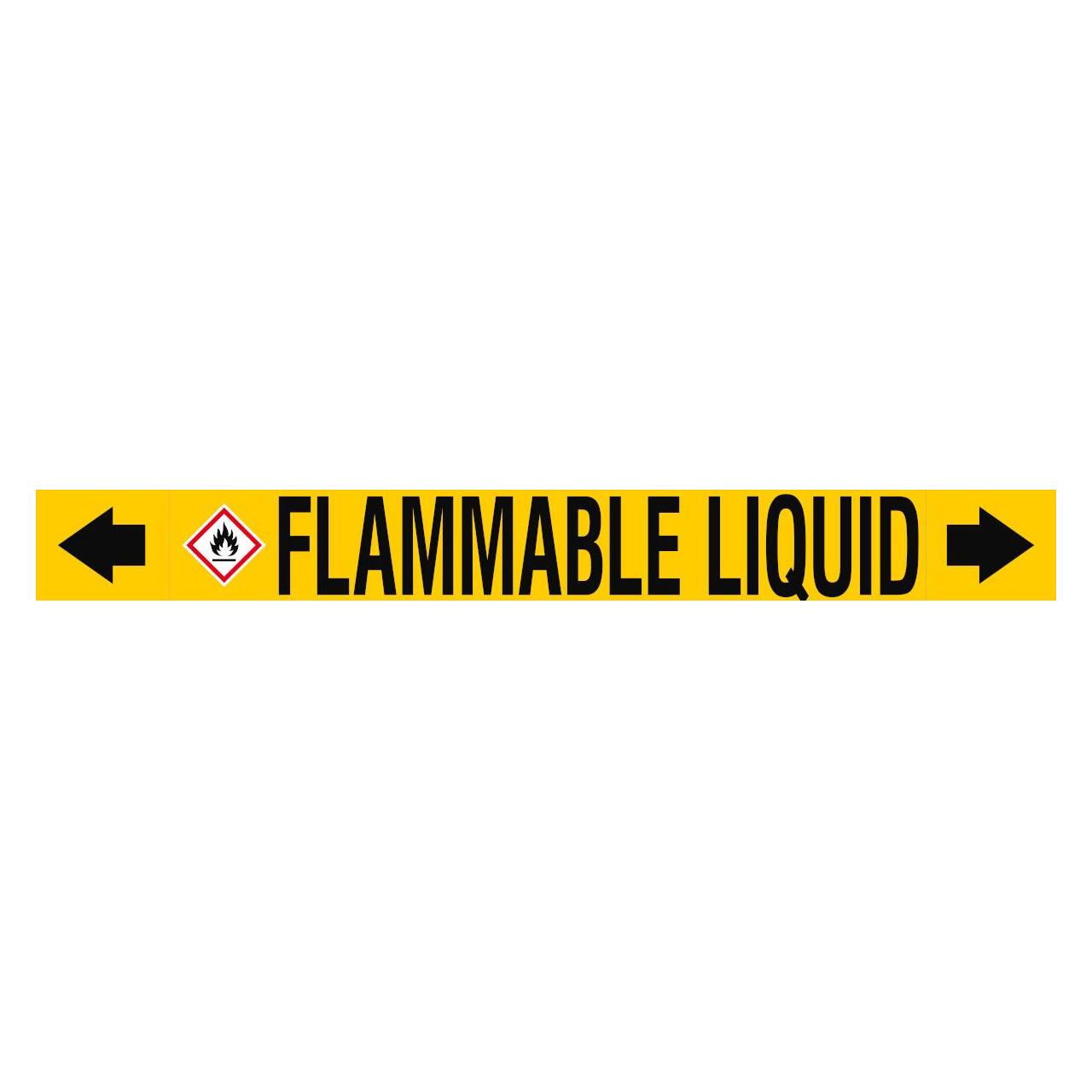 Brady ASME - Rohrmarkierer - Flammable Liquid (313351)