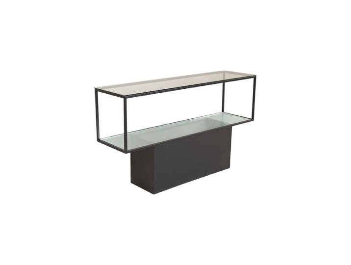 Design Konsole „Maglehem“ 130 x 74 cm Schwarz, Grau VE DESIGN