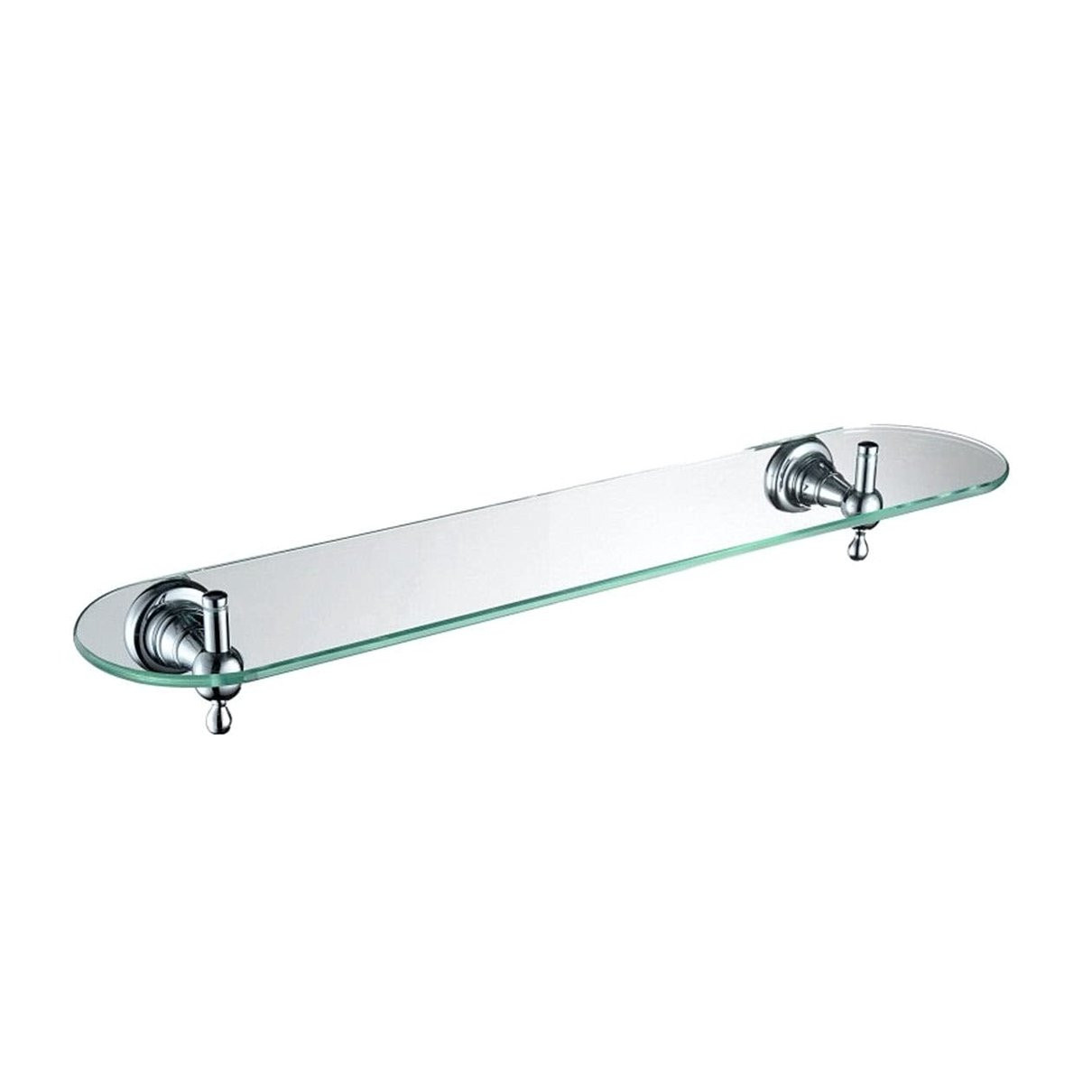 Omgoods Ovaal Wandplank voor Badkamer met Beugel
