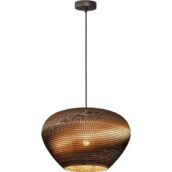 masterlight Pendelleuchte Carta Trendy Metall Schwarz 44 cm