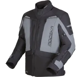 Modeka Hydron, Textiljacke wasserdicht - Schwarz/Grau - M