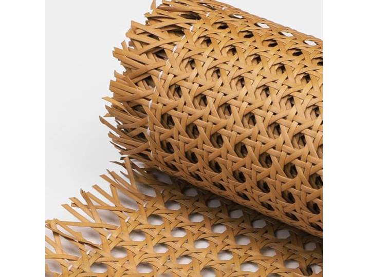 MZECH Natürliche Rattan Geflecht, Wiener Geflecht Meterware 35 x 100 cm, Rattan Meterware Gewebtes Rattan, Rattan Rolle für Caning-Projekte Heimwerker Schrank Stuhl Möbel(60x400cm)