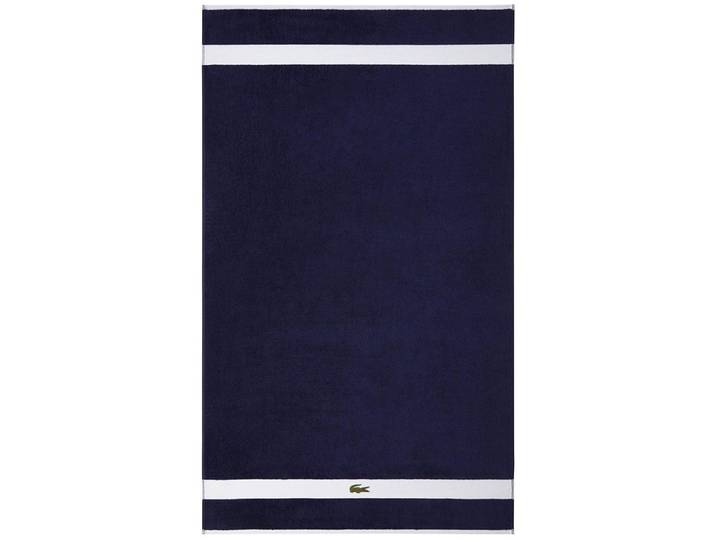 Badetuch LACOSTE LCASUAL , marine, B:90cm L:150cm, Frottier, Obermaterial: 100% Baumwolle, Handtücher, Badetuch, mit Label-Applikationen
