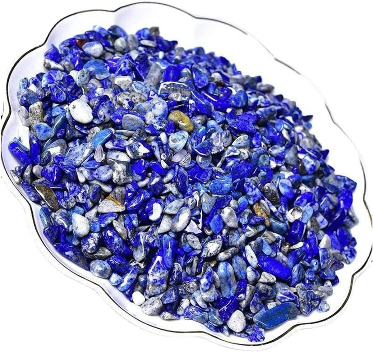 Cosensi Lapis Lazuli Tumbled Chips Crushed Crystal Stone voor Reiki Sieraden en Woondecoratie