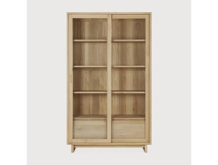Ethnicraft Wave Indoor Schrank Eichenholz Geölt 110x46x183 cm