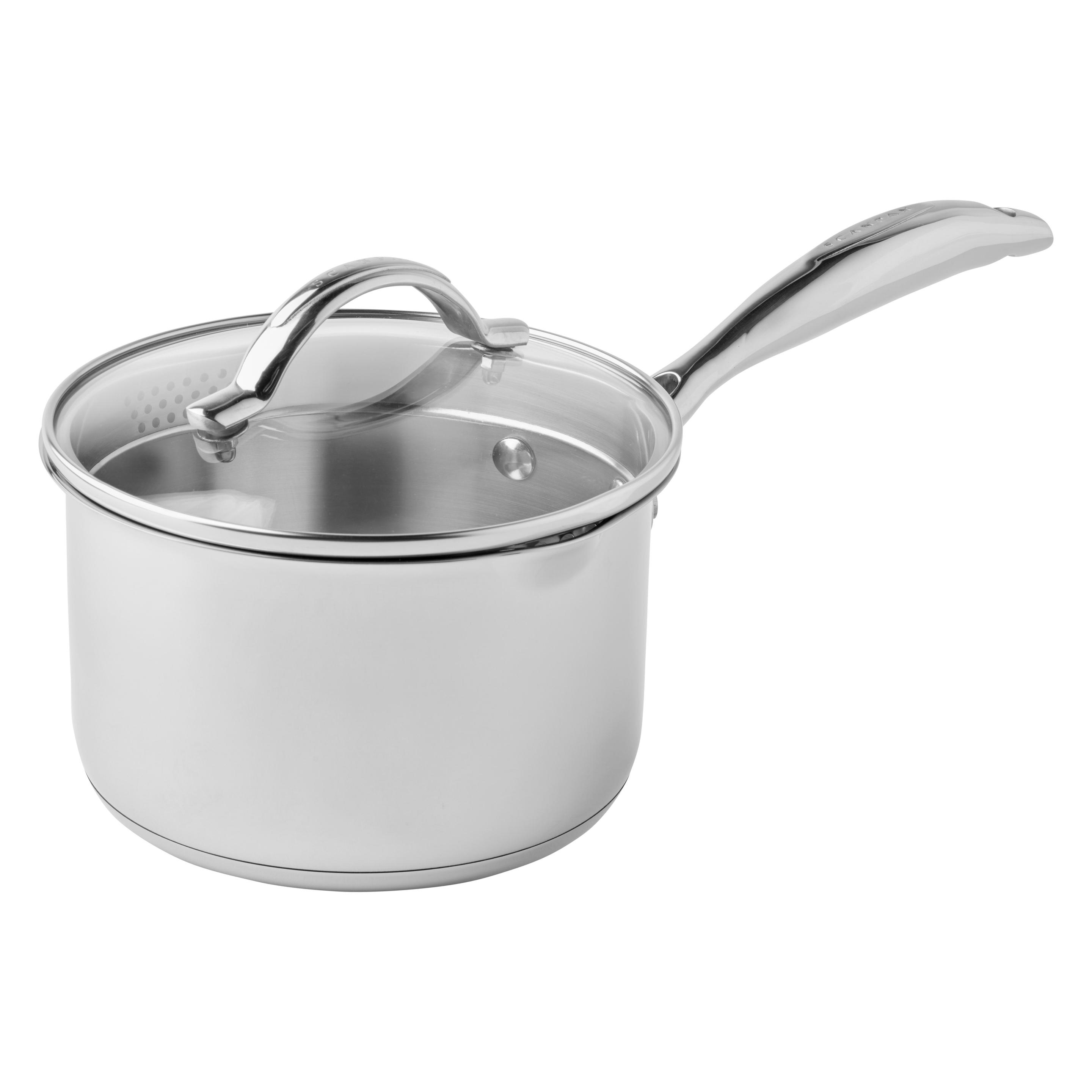 Scanpan STS kasserolle med låg 1,8 liter (Kochtopf, Edelstahl) (0083421207494)